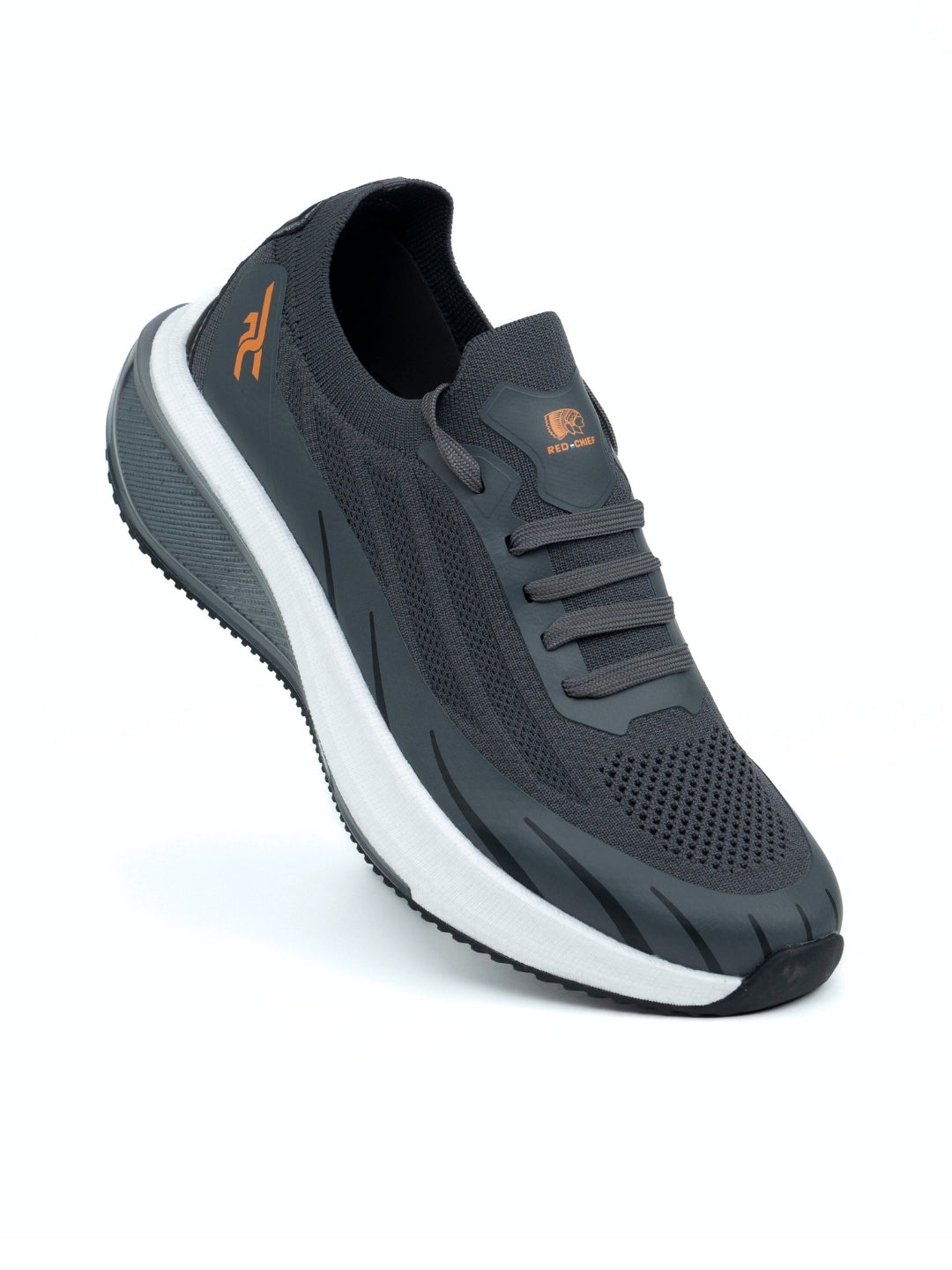 Red Chief Sports Dark Grey Running Shoes For Men R1723 F031
