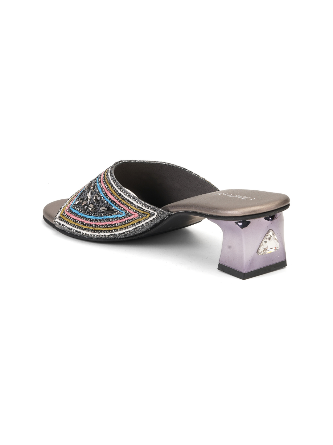 Lamoure Gun Metal Casual Heel For Women Lmw039293 C181