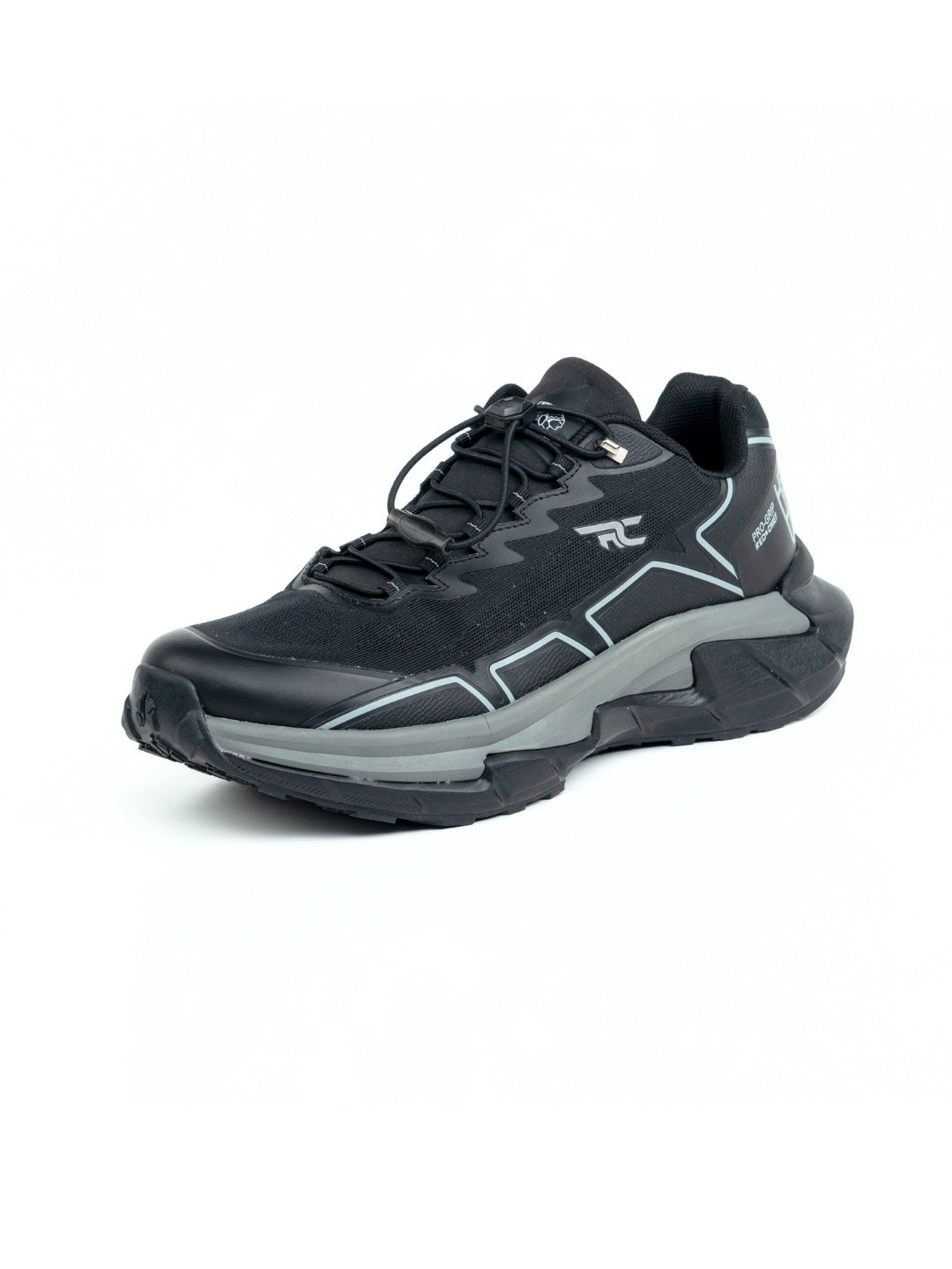 Red Chief Sports Black-Grey Running Shoes For Men R1701 F020