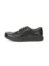 Zuup Black Genuine Leather Ankle Derby Formal Shoes For Men Zfm021012 C001