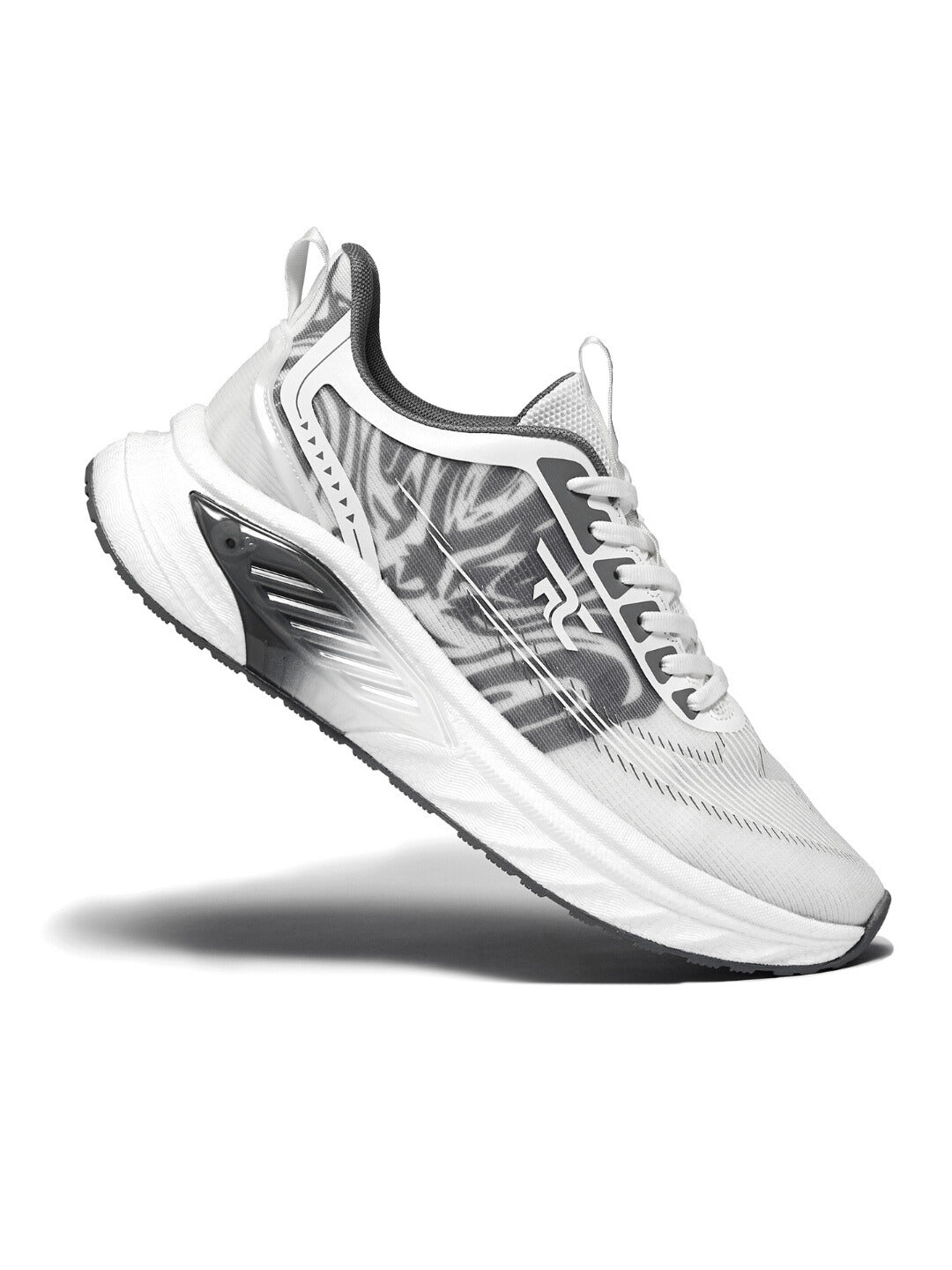 Red Chief Sports Lt.Grey-White Running Shoes For Men R1708 F039