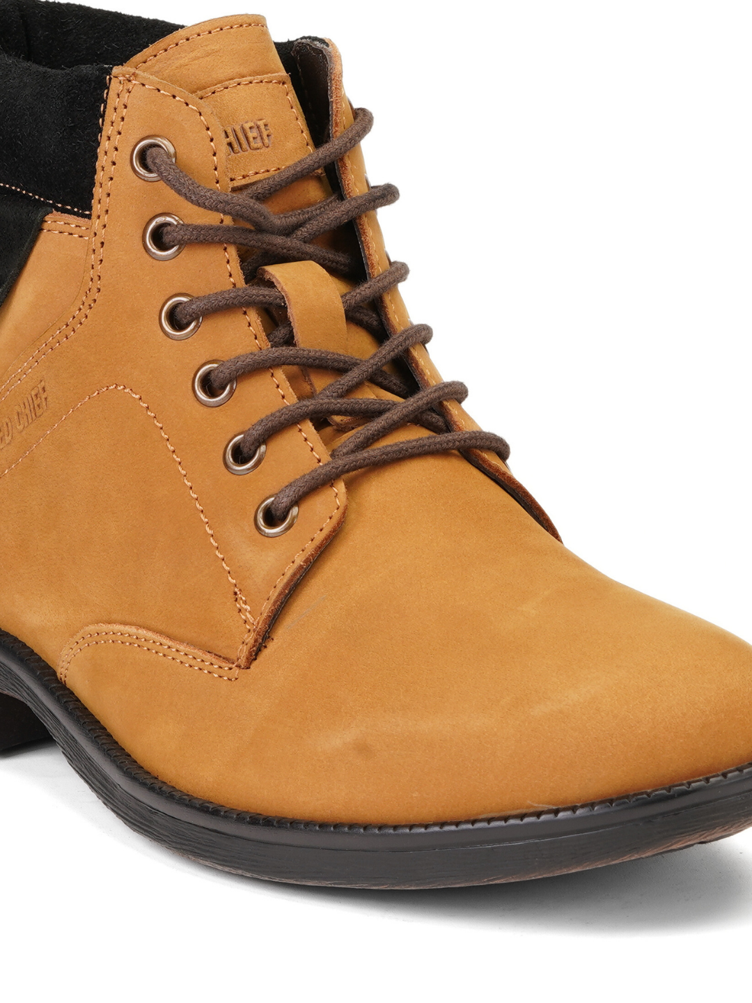 Extacy Rust Genuine Leather Boot Casual Shoes For Men Exm010208 C022