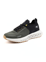 Red Chief Sports Black-Olive Walking Shoes For Men  W7014 F022