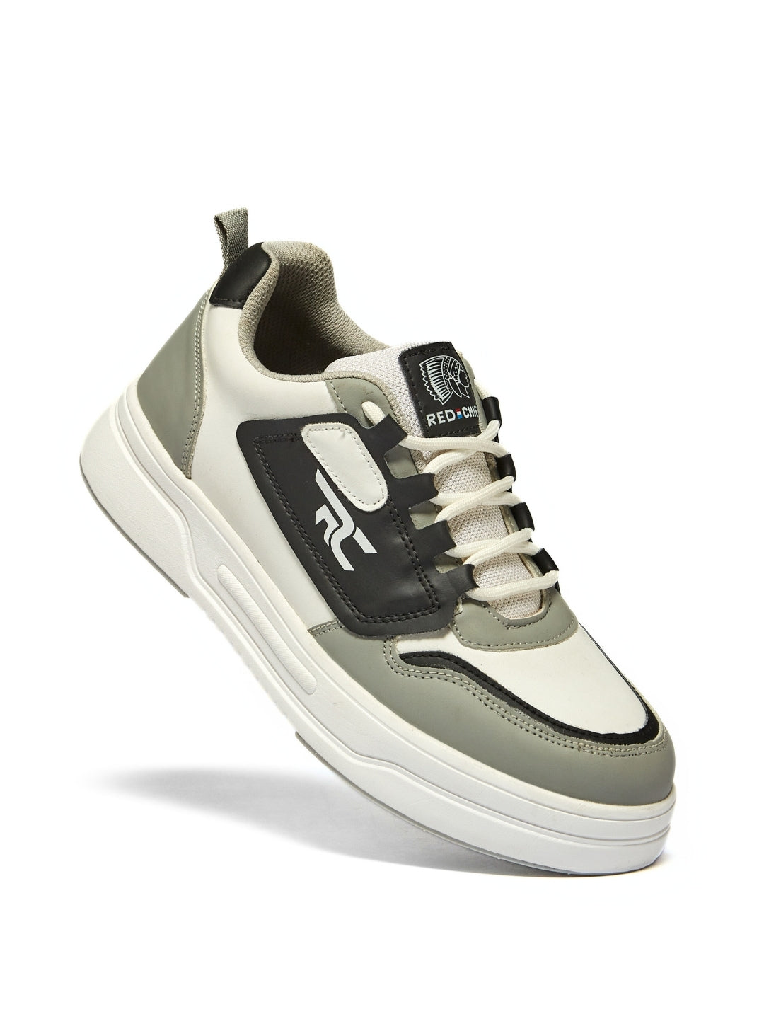 Red Chief Sports Lt.Grey-Black Sneakers For Man C6003 F038