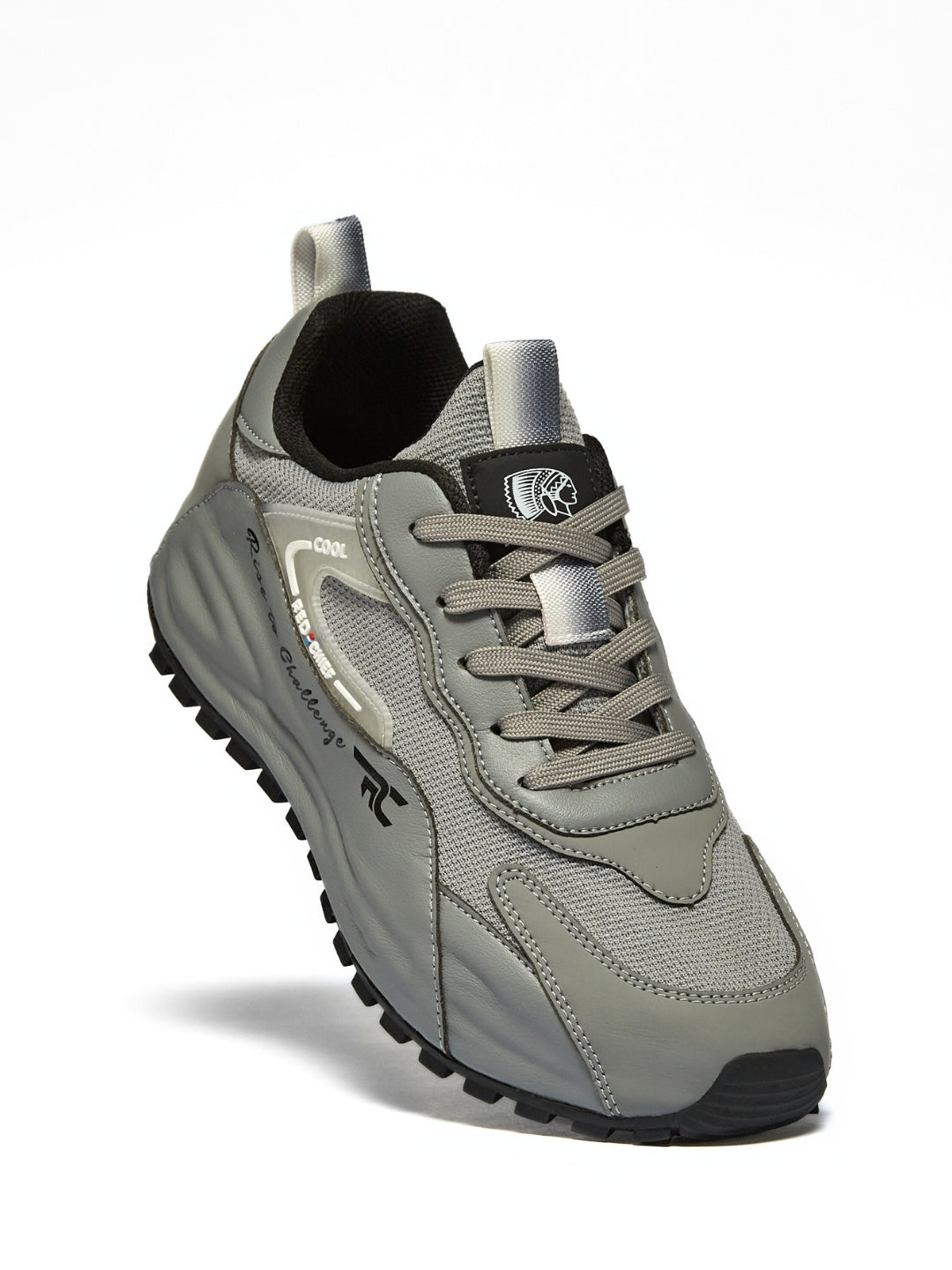 Red Chief Sports Dark Grey Sneakers For Man  C6005 F031
