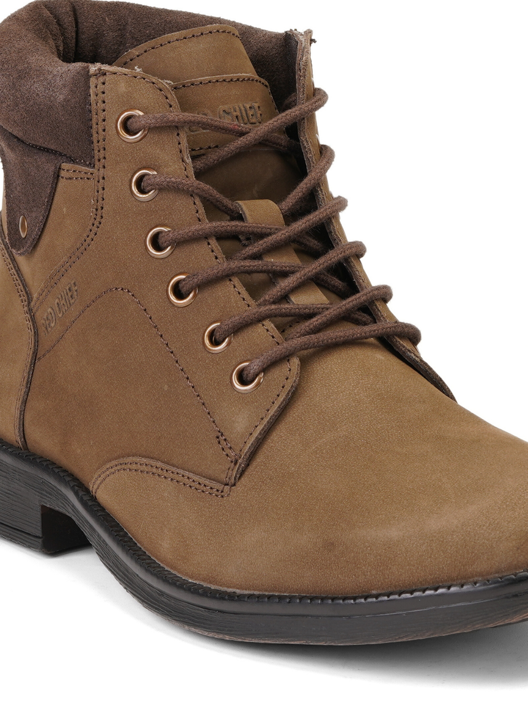 Extacy Brown Genuine Leather Boot Casual Shoes For Men Exm010208 C003