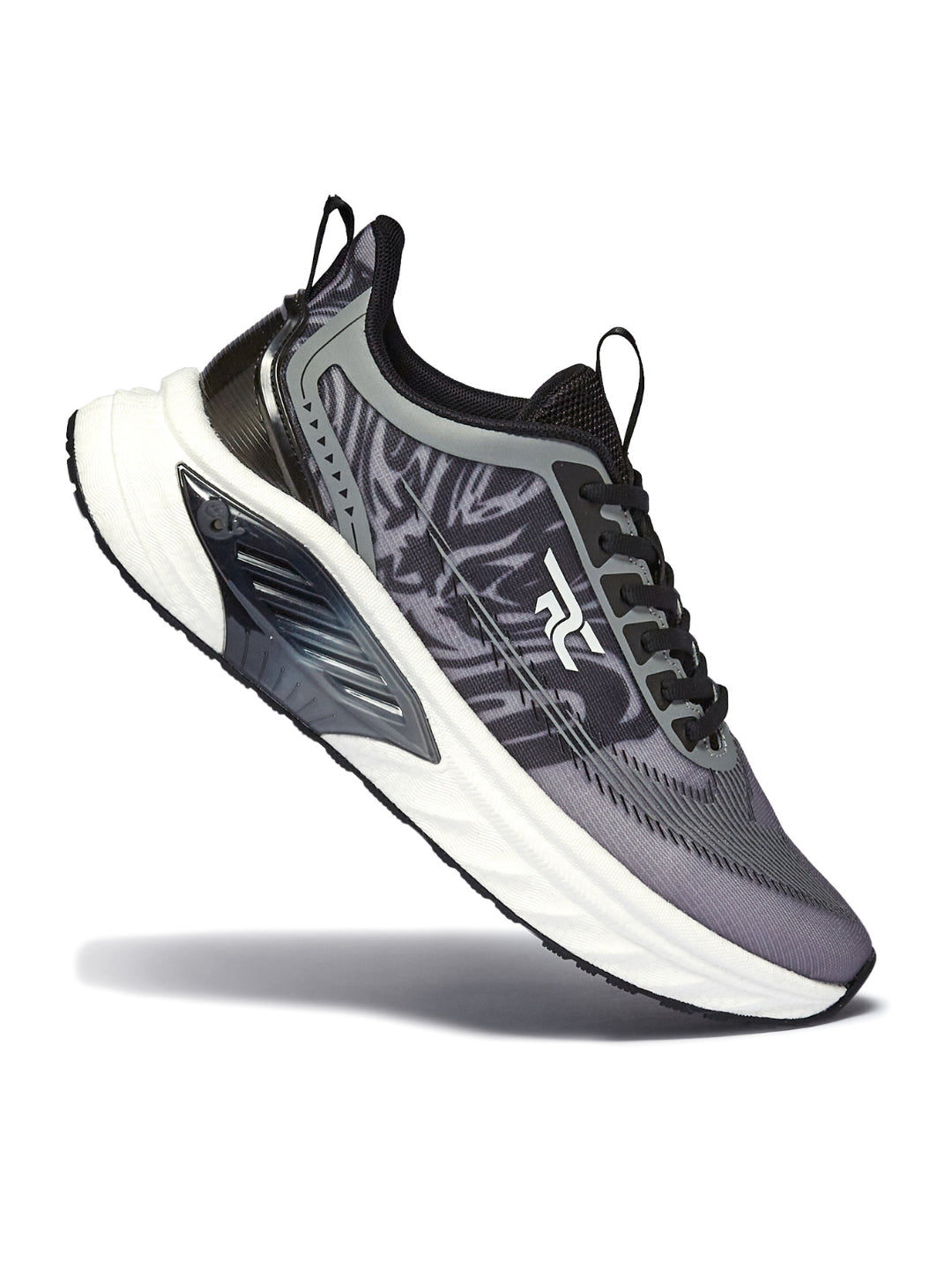 Red Chief Sports Black-D.Grey Running Shoes For Men R1708 F019