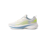 Campus White/Lemon Green Sports Shoes For Women Savvy-22L-930 C1087