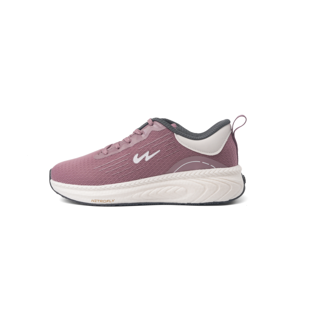 Campus Mauve/Off White Sports Shoes For Women Malore-22L-957 C153