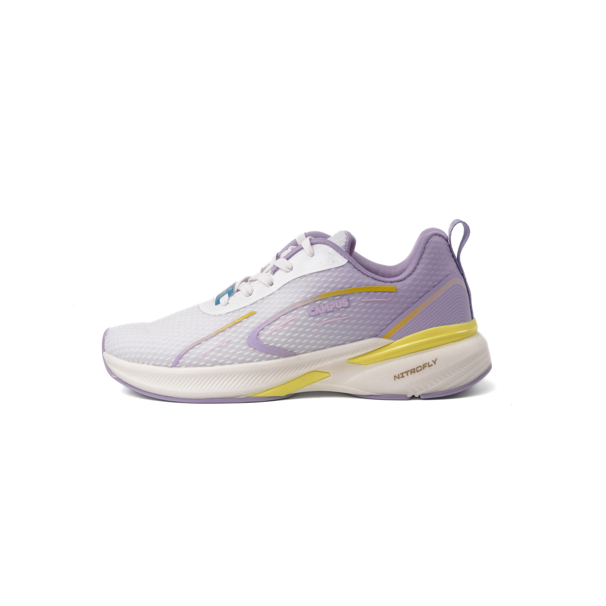Campus White/Purple Sports Shoes For Women Revi-22L-945 C1084
