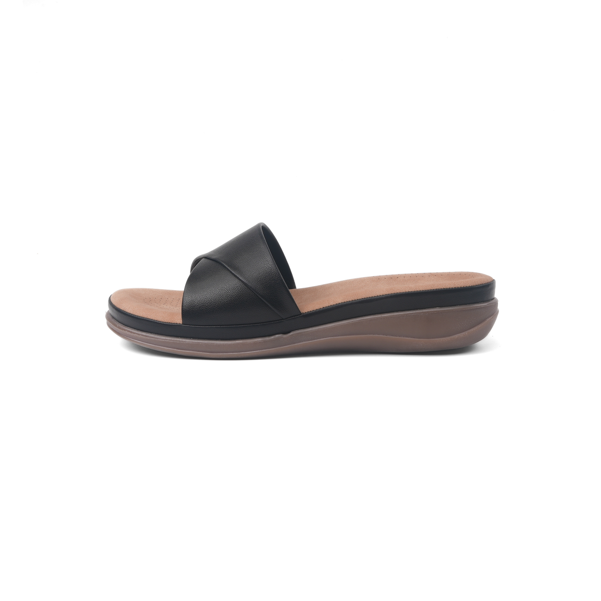 Inc.5 Black Flat For Women 900291 C001