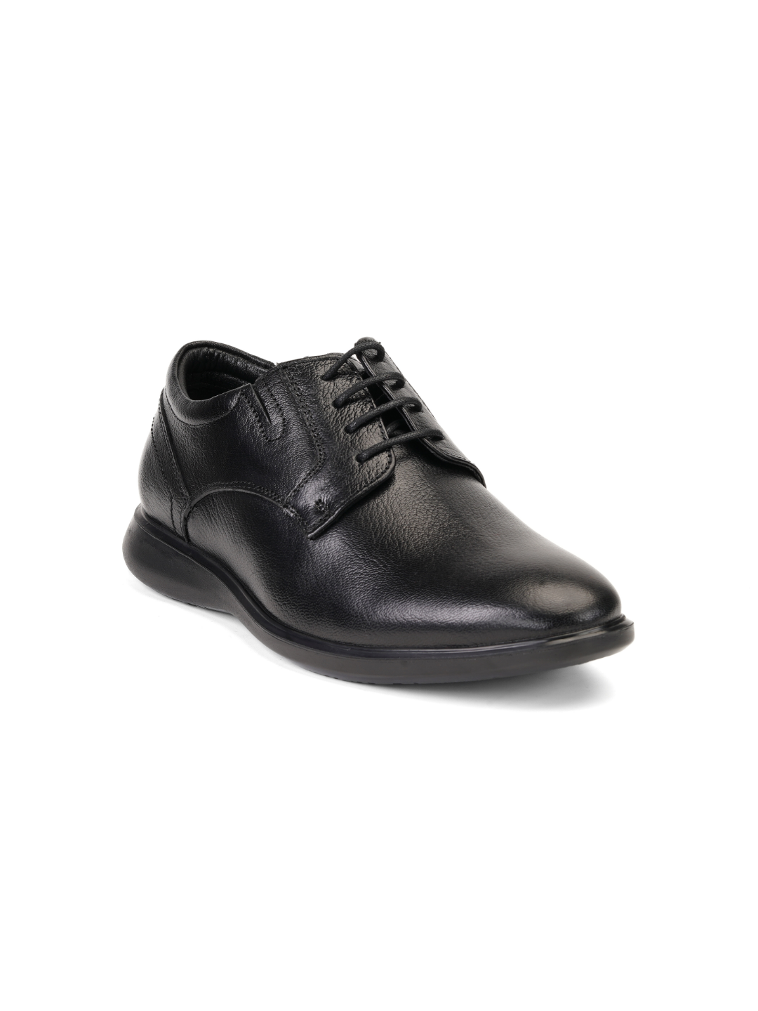 Zuup Black Genuine Leather Derby Formal Shoes For Men Zfm021014 C001