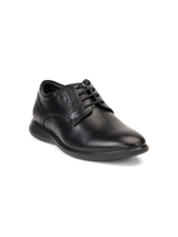 Zuup Black Genuine Leather Derby Formal Shoes For Men Zfm021014 C001