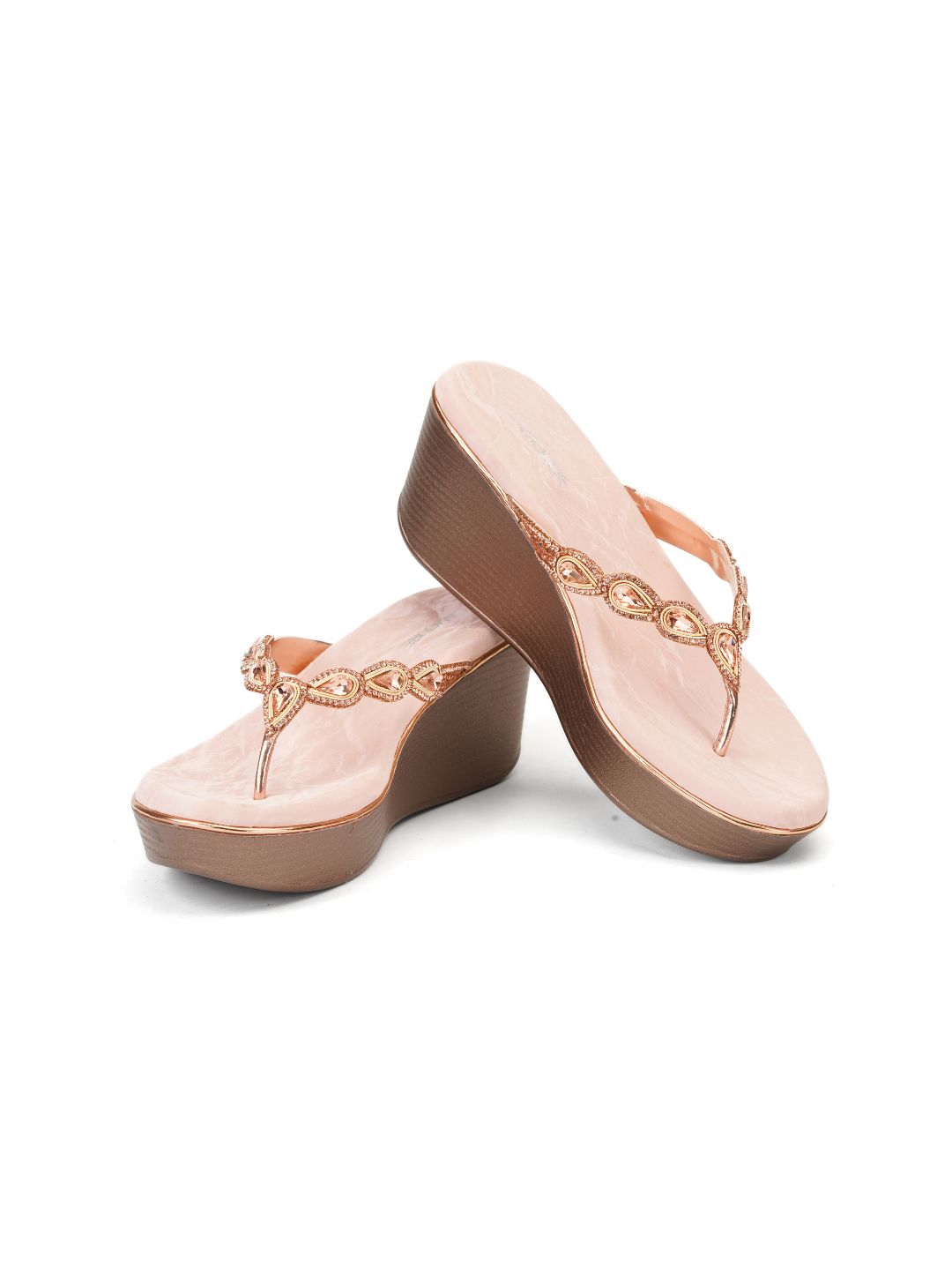 Lamoure Nude Casual Wedge For Women Lmw039147 C187