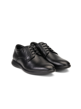 Zuup Black Genuine Leather Derby Formal Shoes For Men Zfm021014 C001