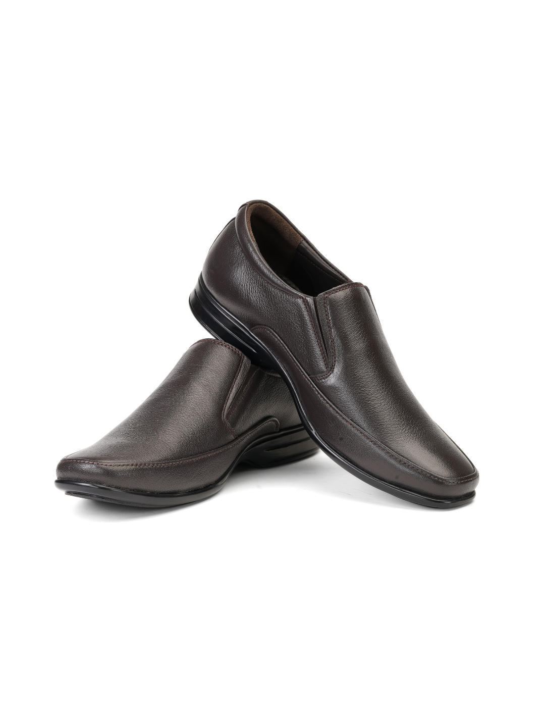 Zuup Brown Genuine Leather Formal Shoes For Men Zfm021025 C003