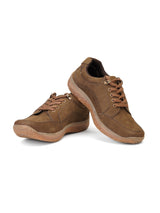 Extacy Brown Genuine Leather Derby Casual Shoes For Men Exm010205 C003
