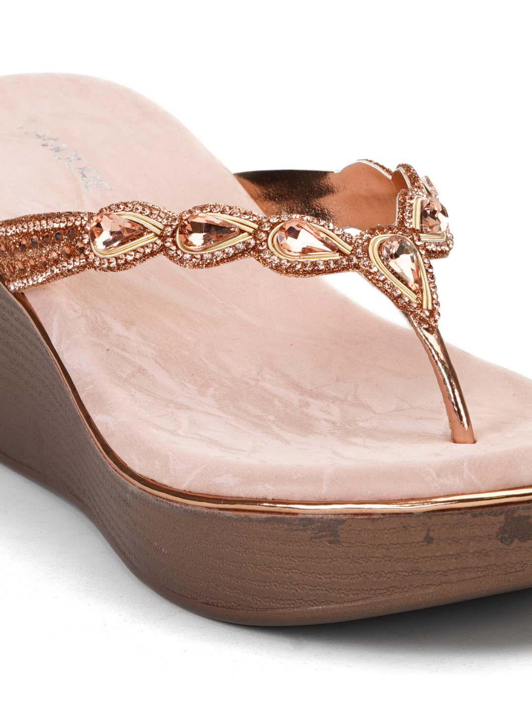 Lamoure Nude Casual Wedge For Women Lmw039147 C187