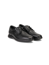 Zuup Black Genuine Leather Ankle Derby Formal Shoes For Men Zfm021016 C001