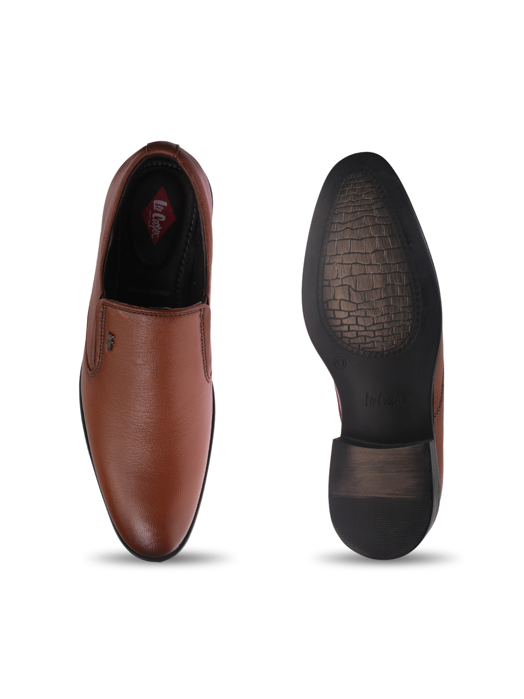 Lee Cooper Tan Formal Shoes For Men 1474E2R C006