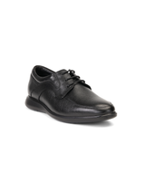 Zuup Black Genuine Leather Ankle Derby Formal Shoes For Men Zfm021016 C001
