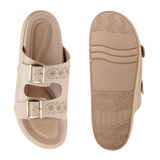 Lamoure Cream Casual Flat For Women Lmw039258 C179