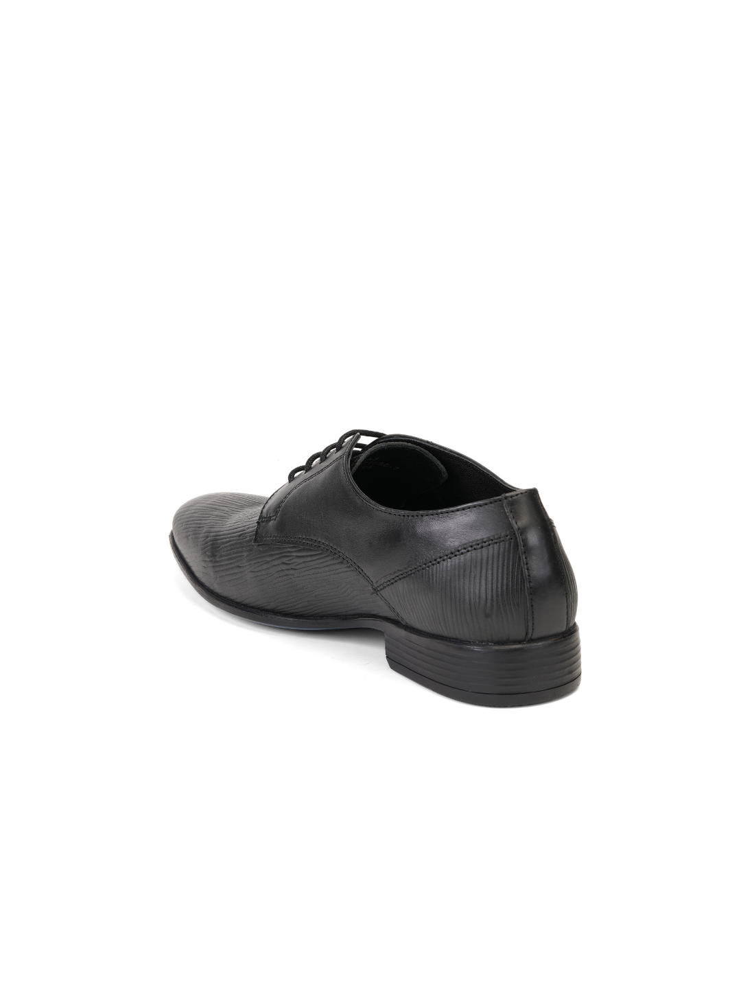 Top Brass Black Genuine Leather Derby Formal Shoes For Men Tbm021080 C001