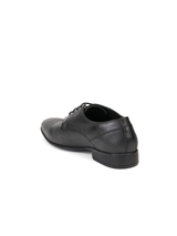 Top Brass Black Genuine Leather Derby Formal Shoes For Men Tbm021080 C001