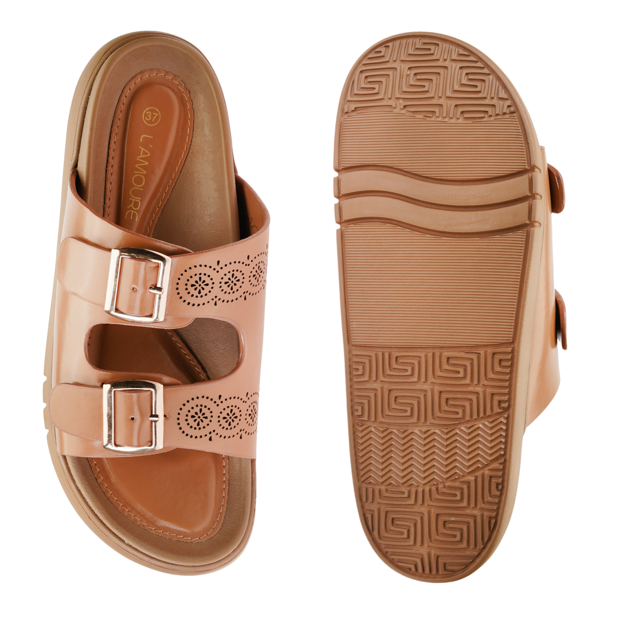 Lamoure Tan Casual Flat For Women Lmw039258 C006