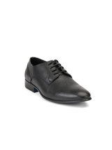 Top Brass Black Genuine Leather Derby Formal Shoes For Men Tbm021080 C001
