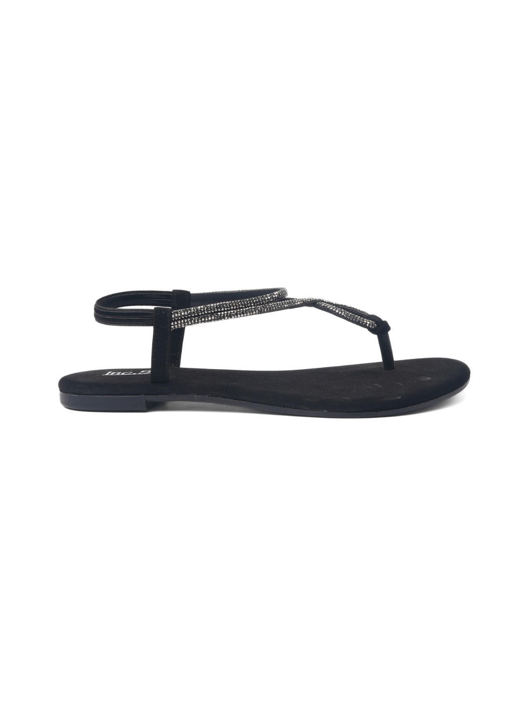 Inc.5 Black Sandal For Women 101976 C001
