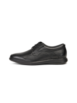Zuup Black Genuine Leather Ankle Derby Formal Shoes For Men Zfm021016 C001