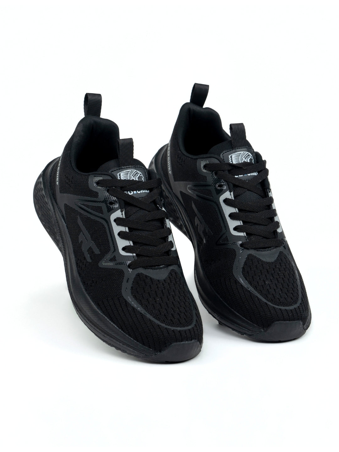 Red Chief Sports Black Running Shoes For Men R1707 001