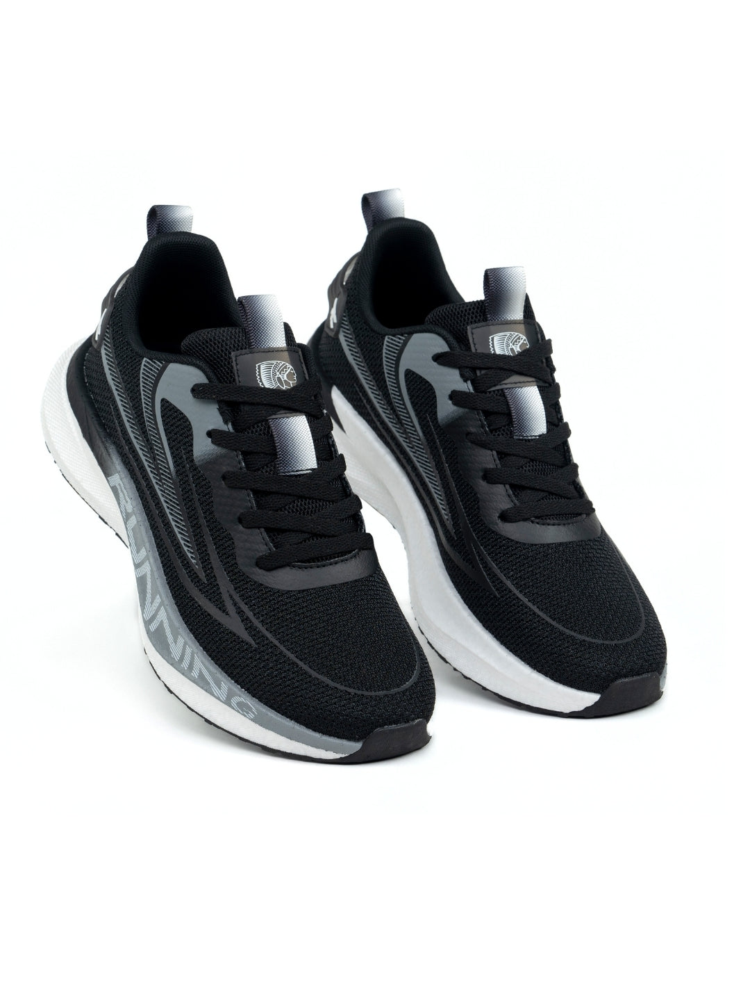 Red Chief Sports Black-D.Grey Running Shoes For Men R1725 F019