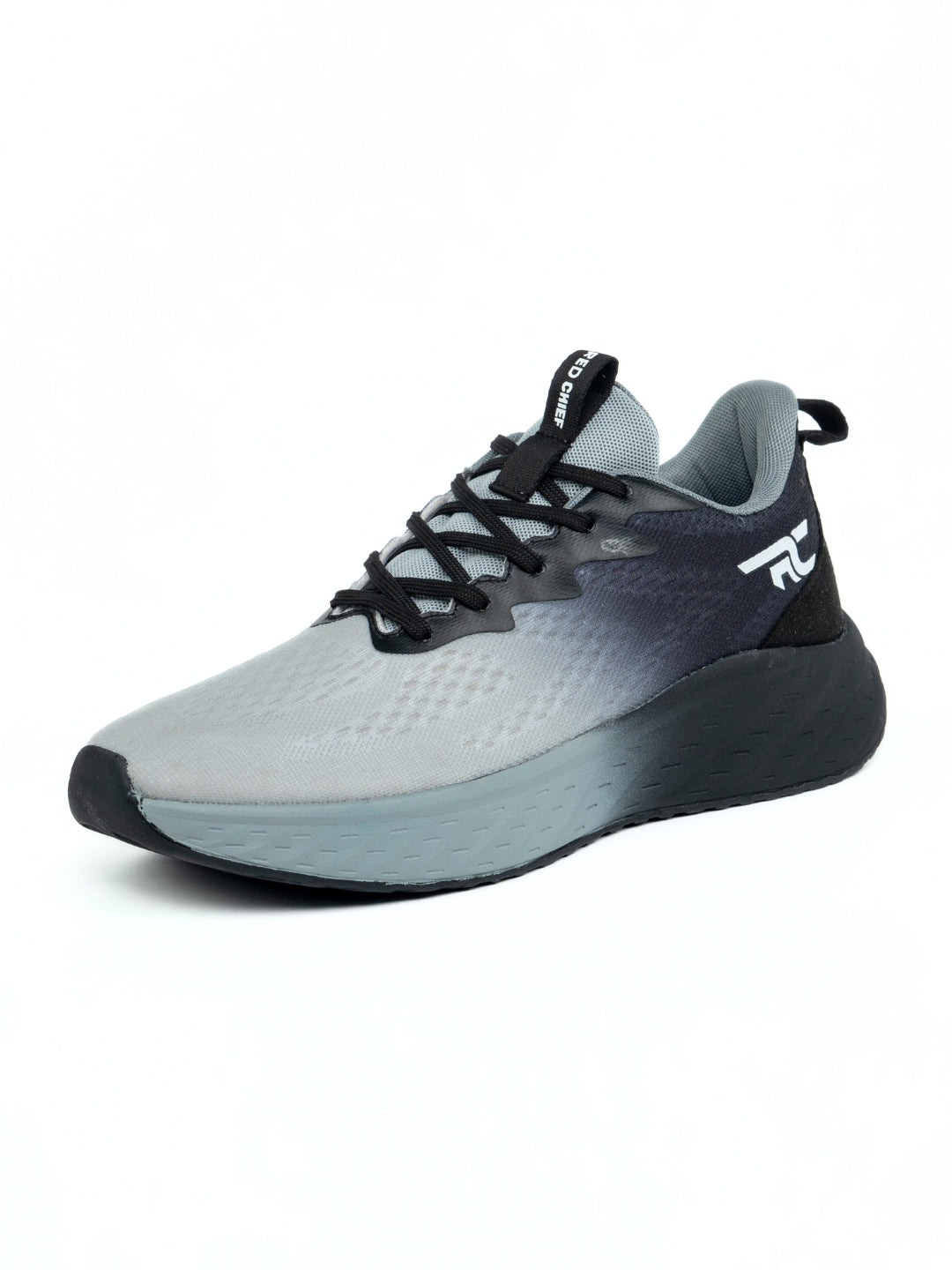 Red Chief Sports Black-D.Grey Running Shoes For Men R1712 F019