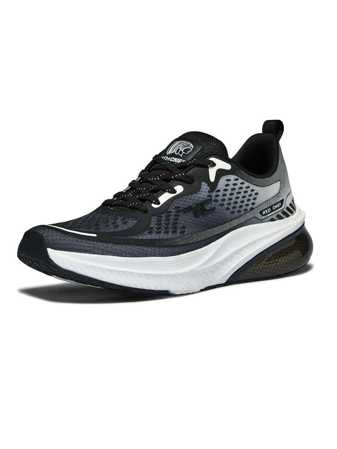 Red Chief Sports Black-White Running Shoes For Men R1704 F025