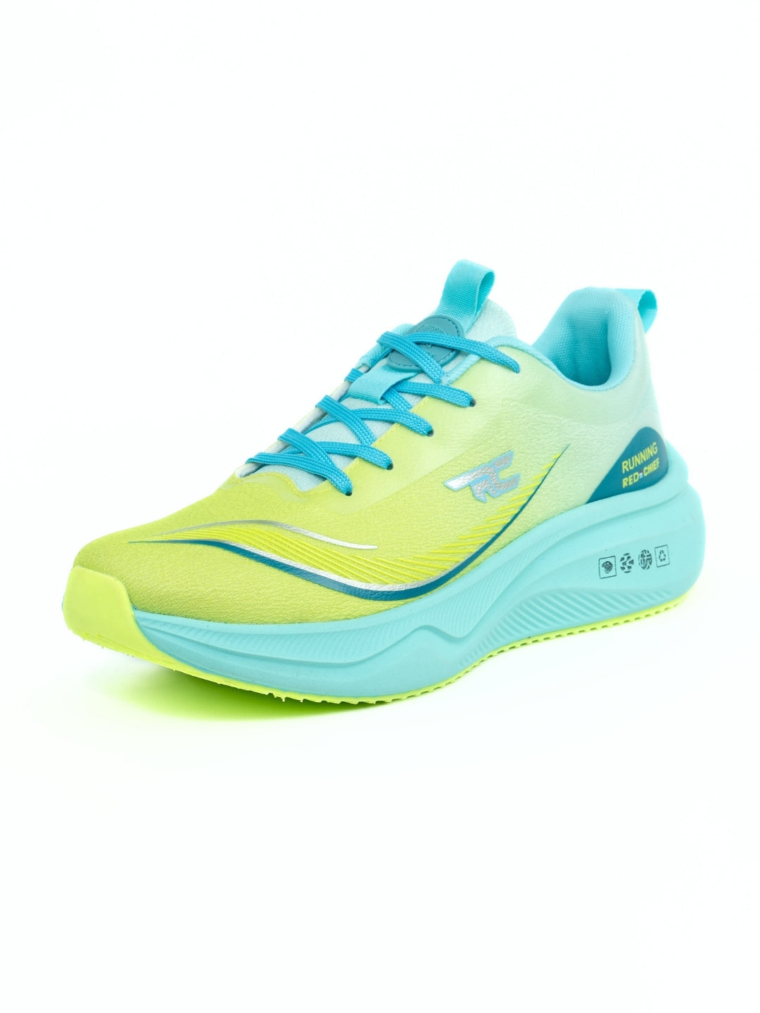 Red Chief Sports Sh.Green-C.Blue Running Shoes For Men R1703 F050