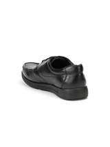 Zuup Black Genuine Leather Ankle Derby Formal Shoes For Men Zfm021012 C001