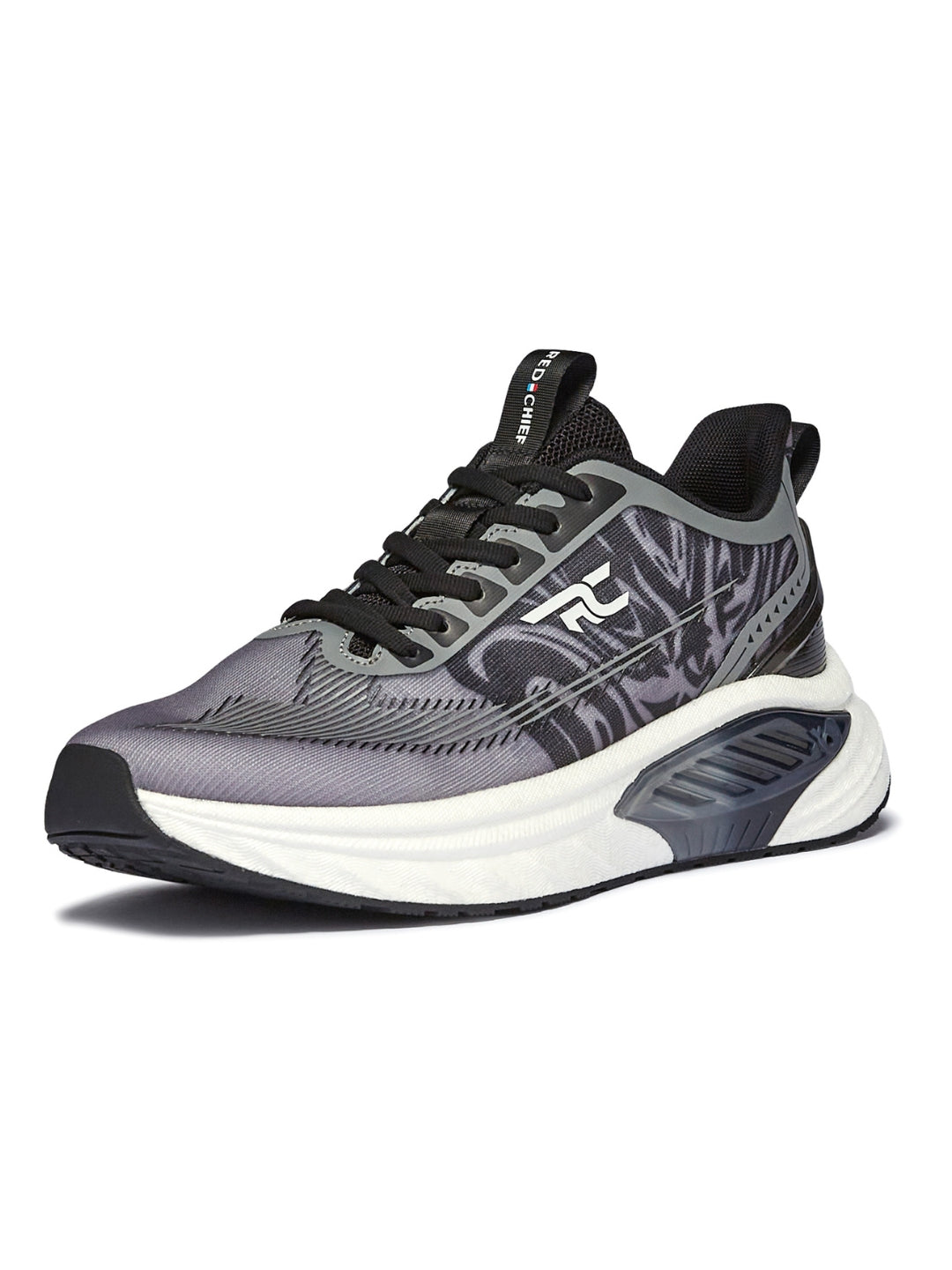 Red Chief Sports Black-D.Grey Running Shoes For Men R1708 F019