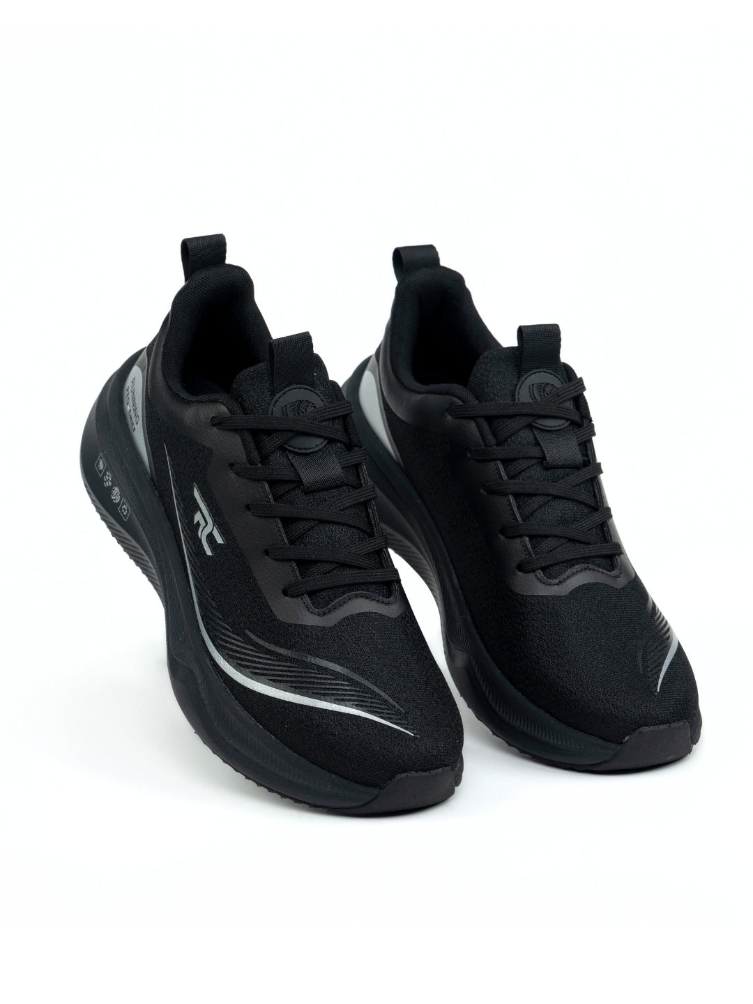 Red Chief Sports Black Running Shoes For Men R1703 001