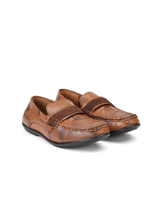 Zuup Tan Genuine Leather Loafer Casual Shoes For Men Zcm011058 C006