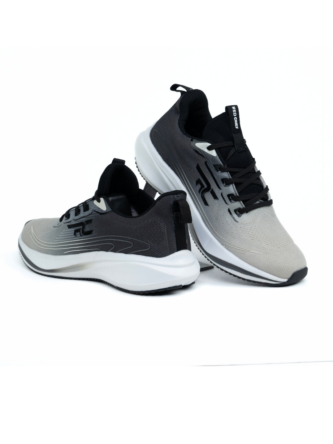 Red Chief Sports D.Grey-White Running Shoes For Men R1717 F030