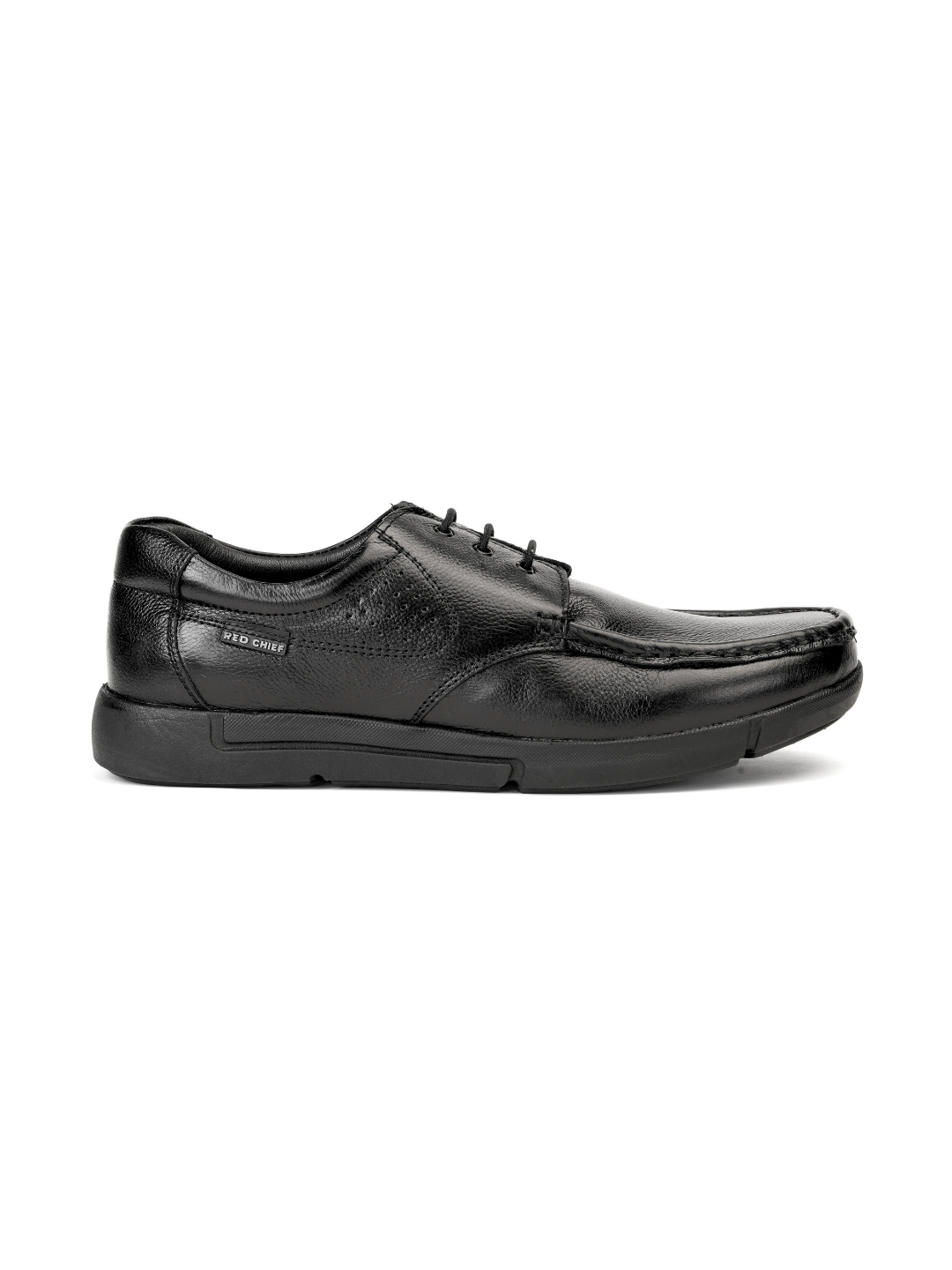 Zuup Black Genuine Leather Ankle Derby Formal Shoes For Men Zfm021012 C001