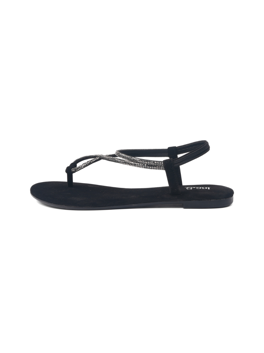 Inc.5 Black Sandal For Women 101976 C001