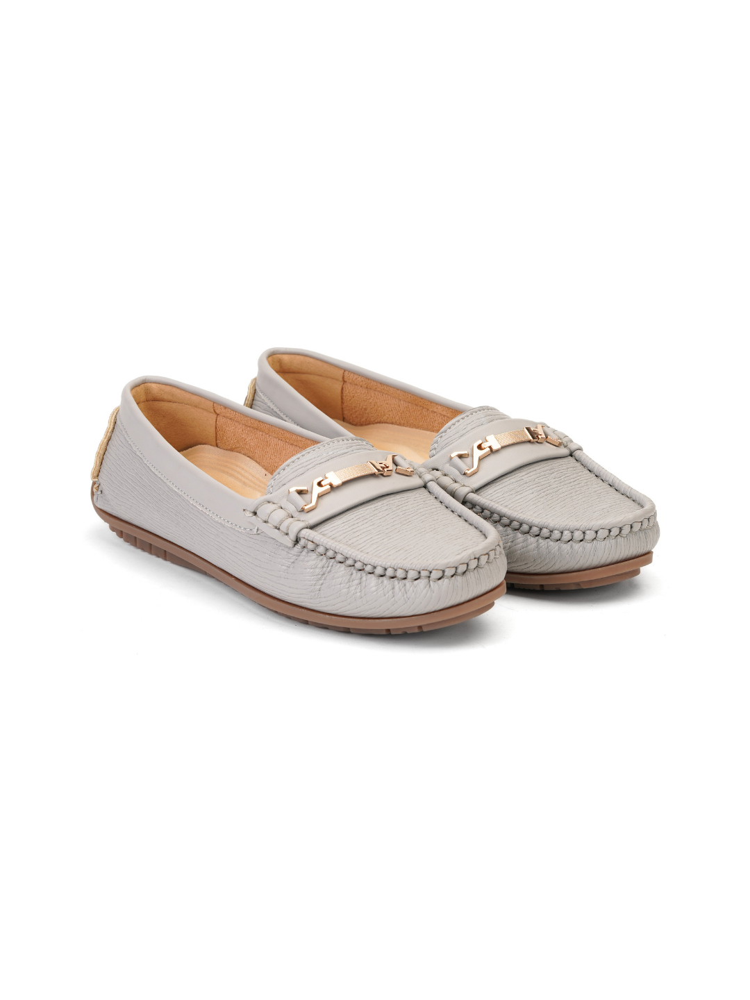 Lamoure Grey Casual Ballerina For Women Lmw019239 C199