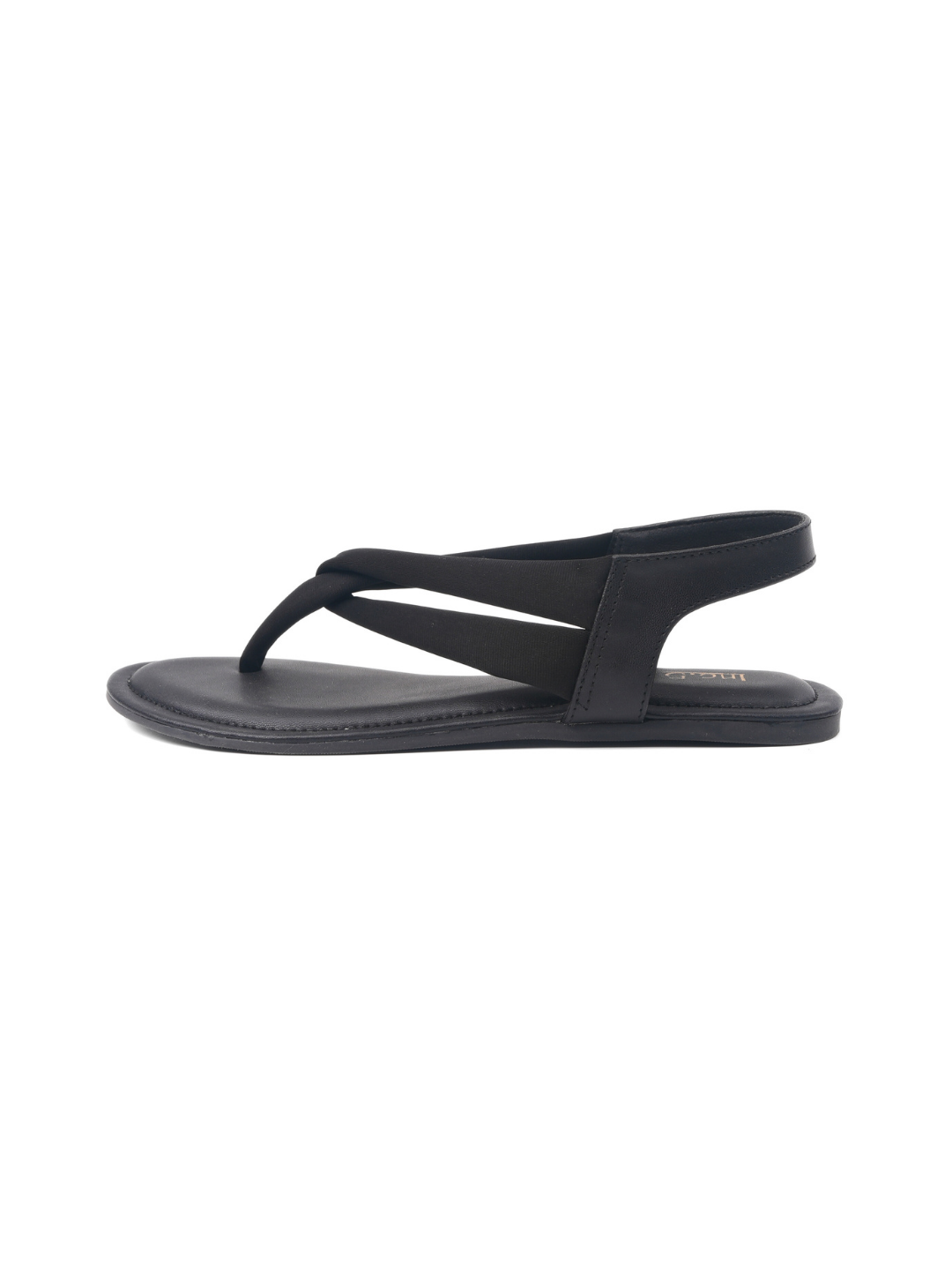 Inc.5 Black Flat For Women 101776 C001
