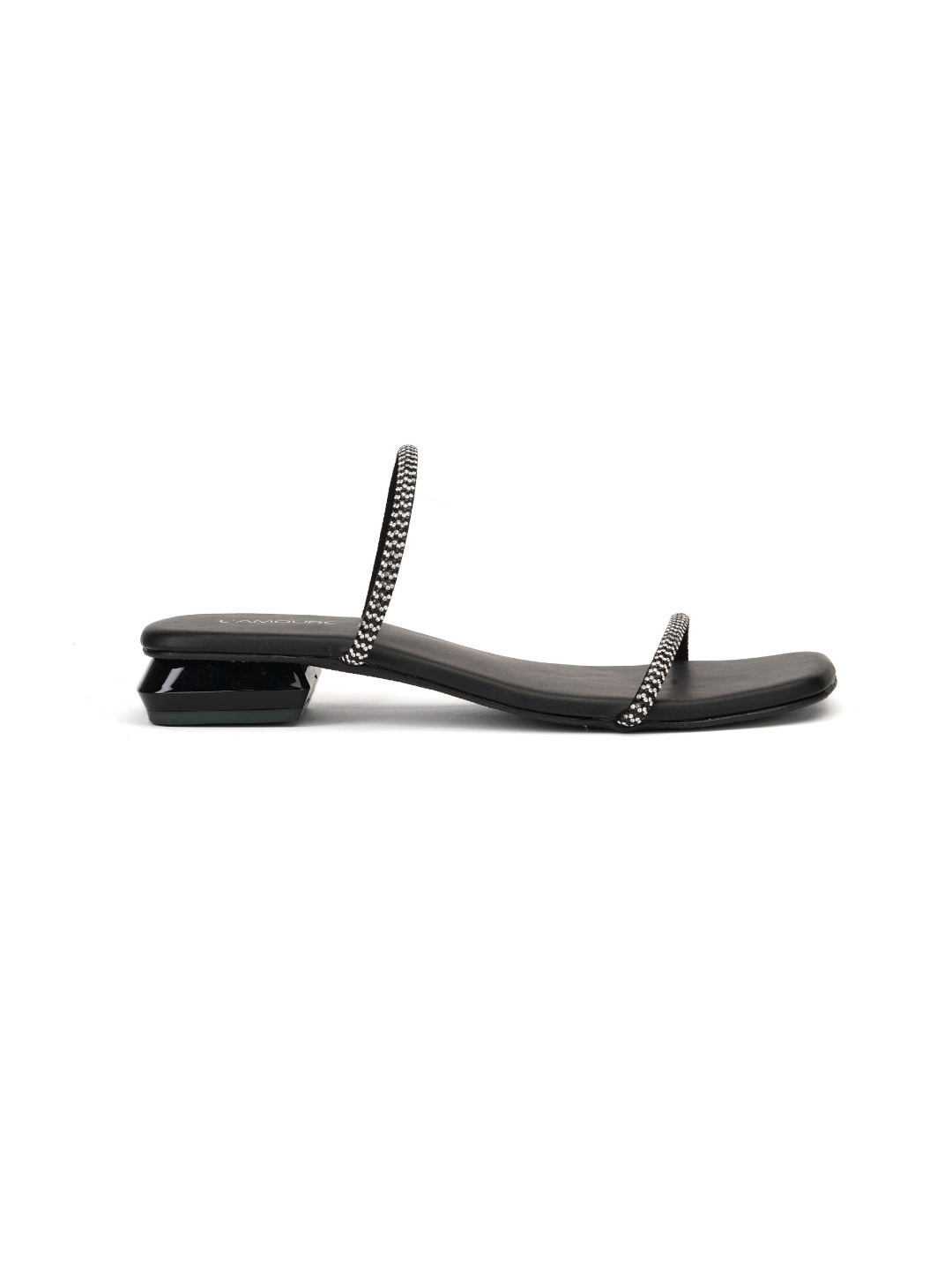 Lamoure Black Fashion Heel For Women Lmw039127 C001