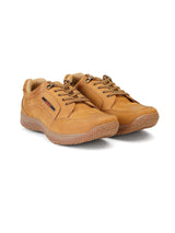 Extacy Tan Genuine Leather Derby Casual Shoes For Men Exm010205 C006
