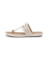 Lamoure White Casual  Flat For Women Lmw039101 C057