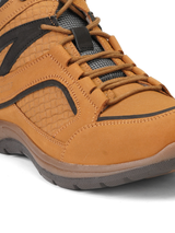 Extacy Rust Genuine Leather Derby Casual Shoes For Men Exm010209 C022